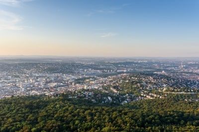 Grüne Großstadt: Stuttgart.